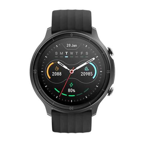 Noisefit Agile Smartwatch Robust Black - Ram Prasad Agencies | The Watch Store