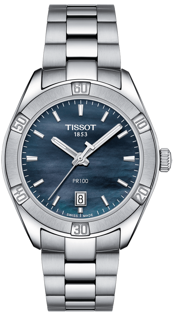 Tissot PR 100 Sport Chic T1019101112100 - Ram Prasad Agencies | The Watch Store