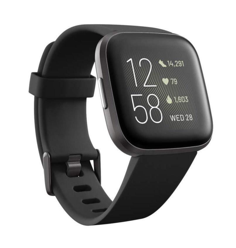Fitbit Versa 2 Black / Carbon Aluminium - Ram Prasad Agencies | The Watch Store